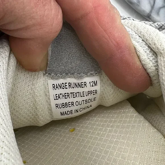 Johnnie-O Mens 12 Shoe Grey Range Runner Athletic Versatile Walking Golf Sneaker - Picture 11 of 13